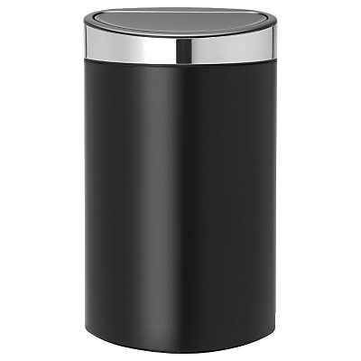 Brabantia Touch Bin New, 40L Matt Black